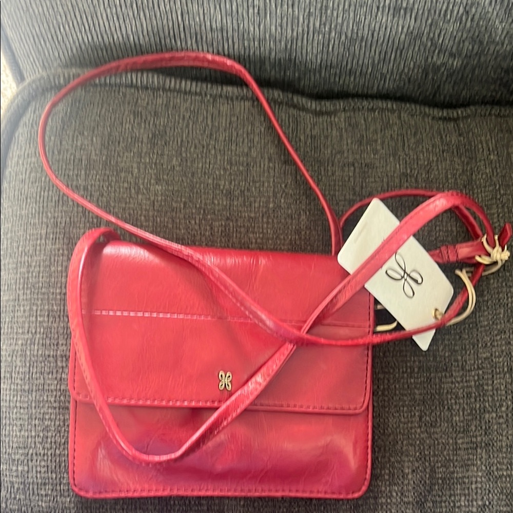 Hobo Cranberry Crossbody Bag